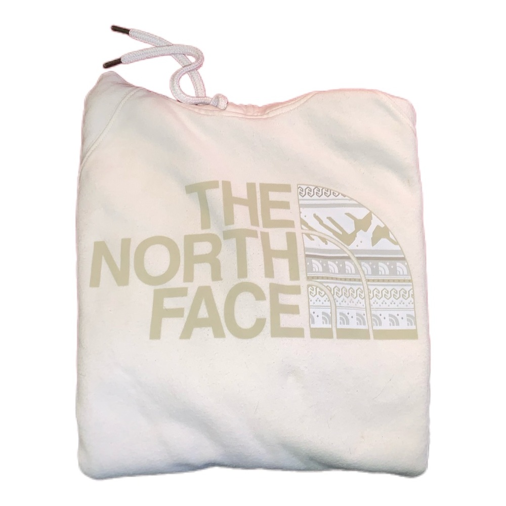 The North Face White Cream Hoodie Sweatshirt